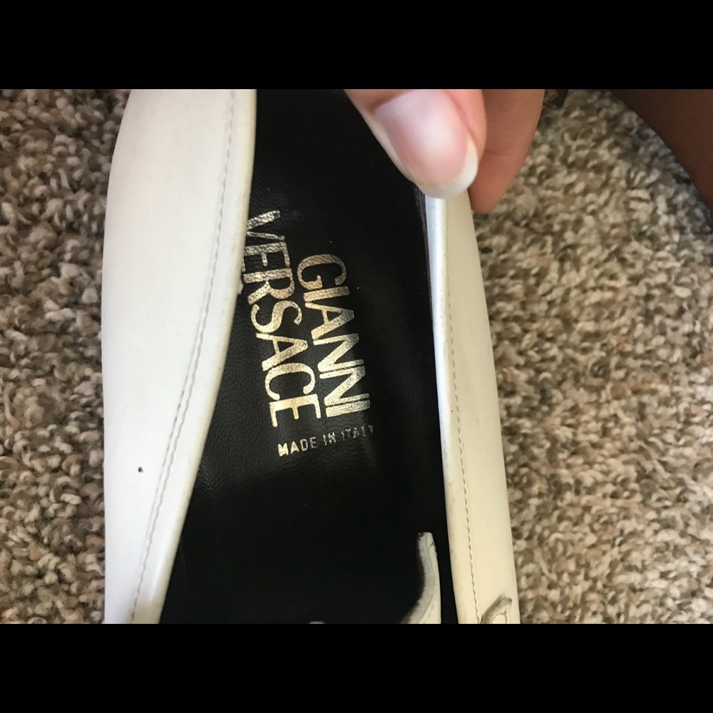 Versace Men’s color Bond Leather Loafers Size 9 - Picture 7 of 8